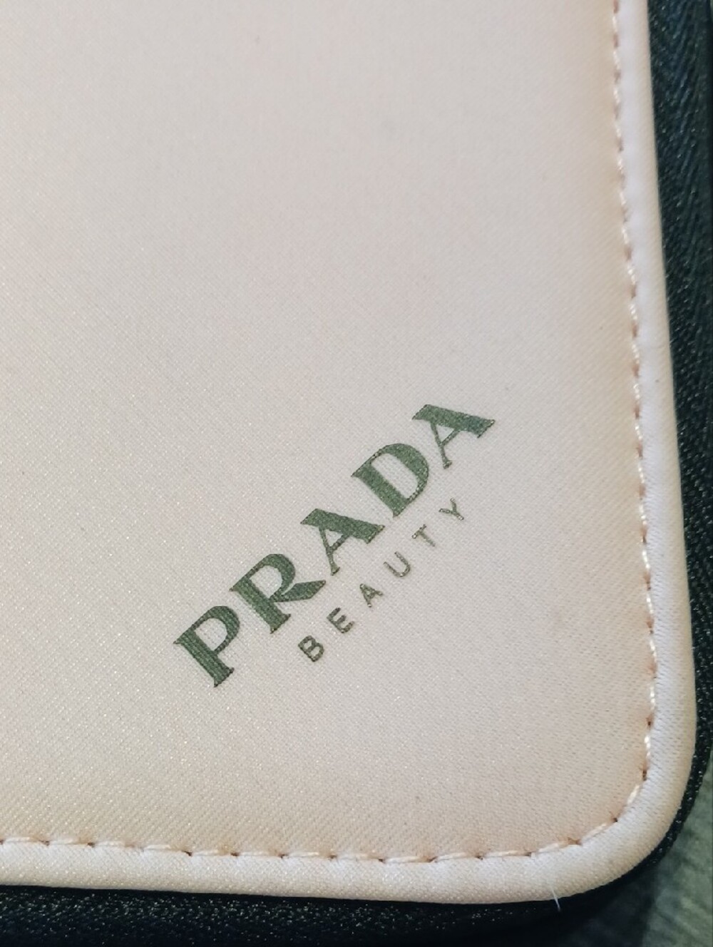 Prada Beauty Pink Triangle Cosmetic Pouch - Picture 3 of 4